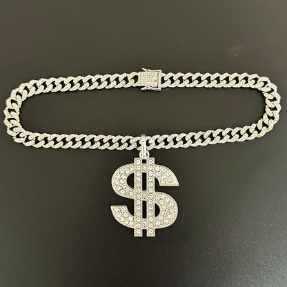 Men's Heavy-Duty Dollar Sign Necklace