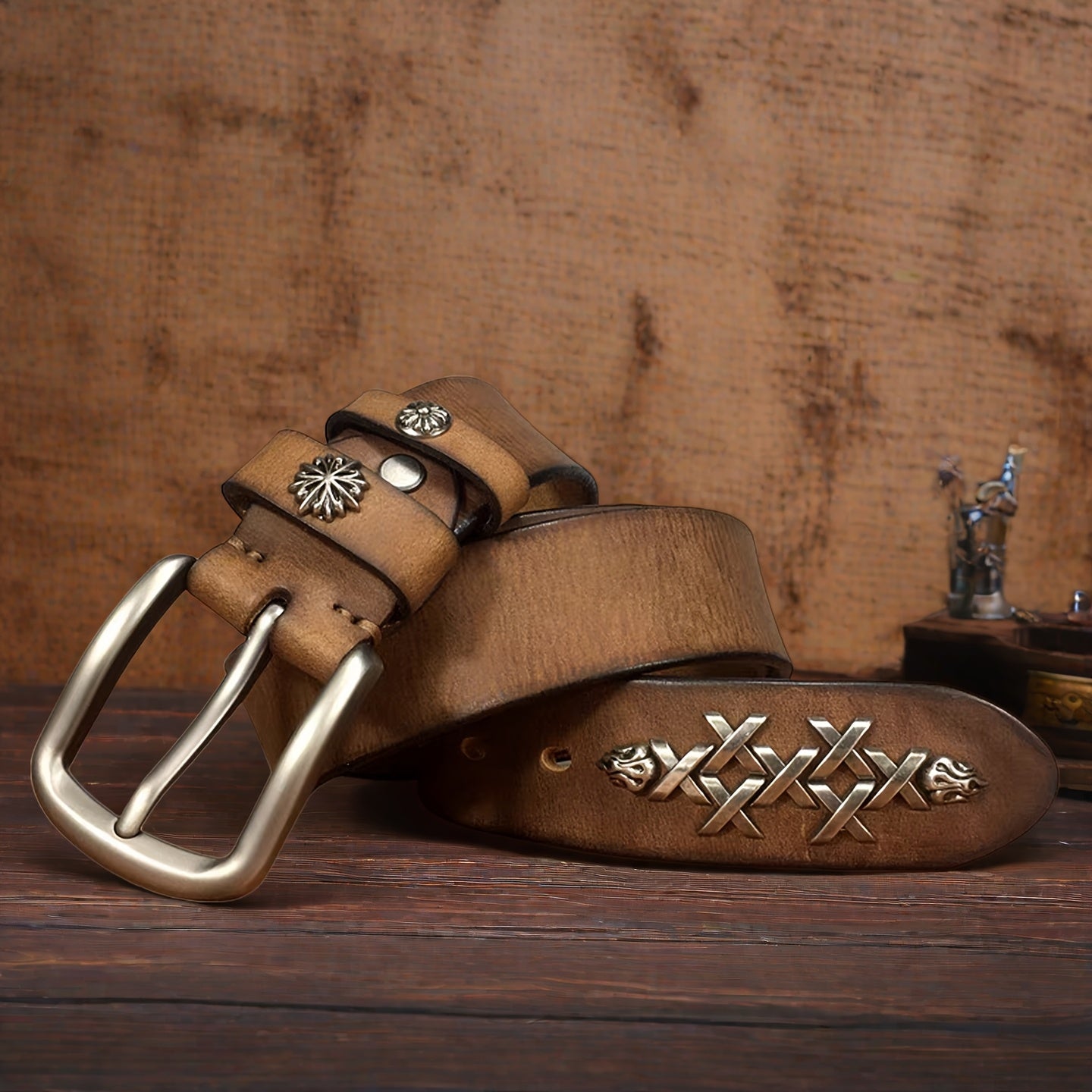 Handmade Top-Grain Leather Belt - Unisex