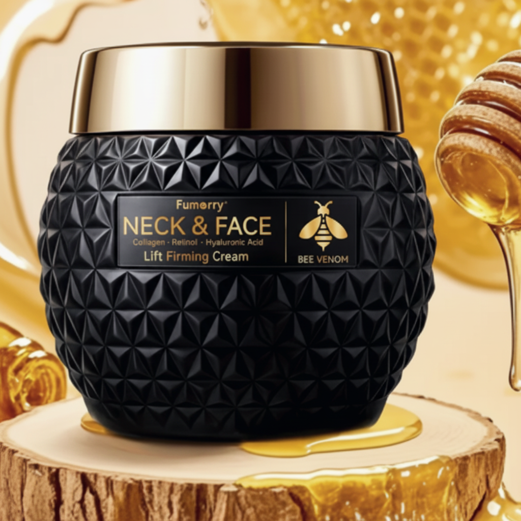 Fumorry Bee Venom Facial & Neck Cream with Collagen and Hyaluronic Acid