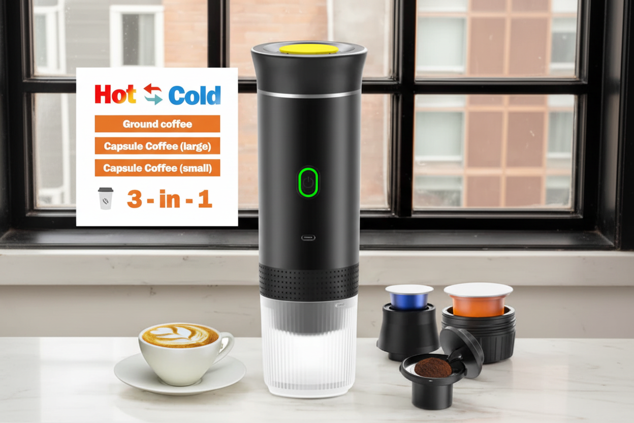 Portable Electric Espresso Machine High Resolution