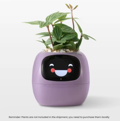 AI Pet LumiPot – Interactive Plant Pot, Smart Planter, Robot Flower with Feelings
