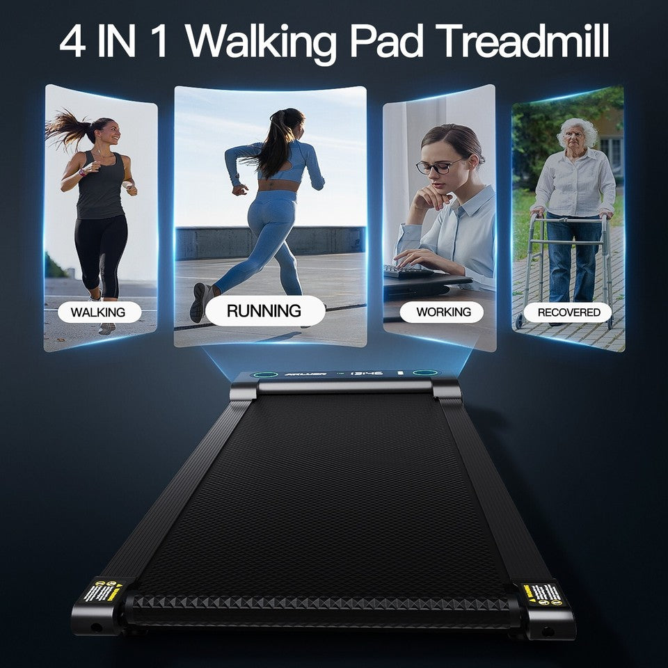 Under-Desk Treadmill with Incline 4 in 1