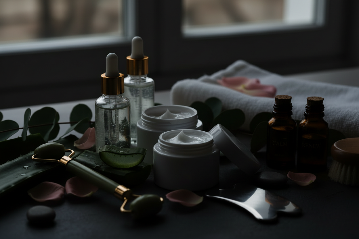 wygeneruj obraz taki mega dojebany zebynie wygladal jak ai przedstawiajacy kategorie beauty & health