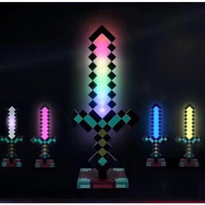 Minecraft Diamond Sword RGB Lamp