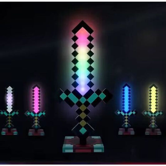 Minecraft Diamond Sword RGB Lamp